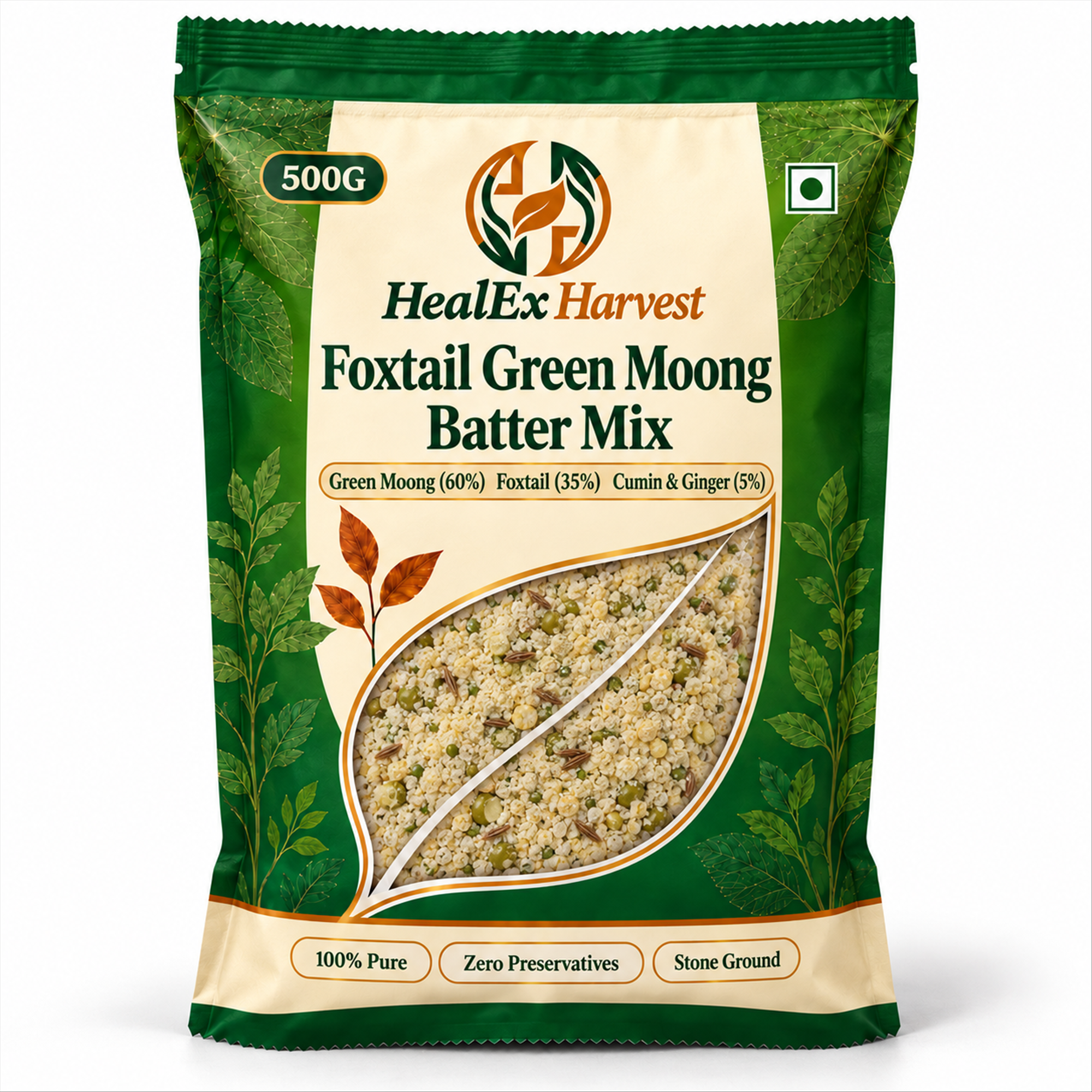 Foxtail Green Moong Batter Mix