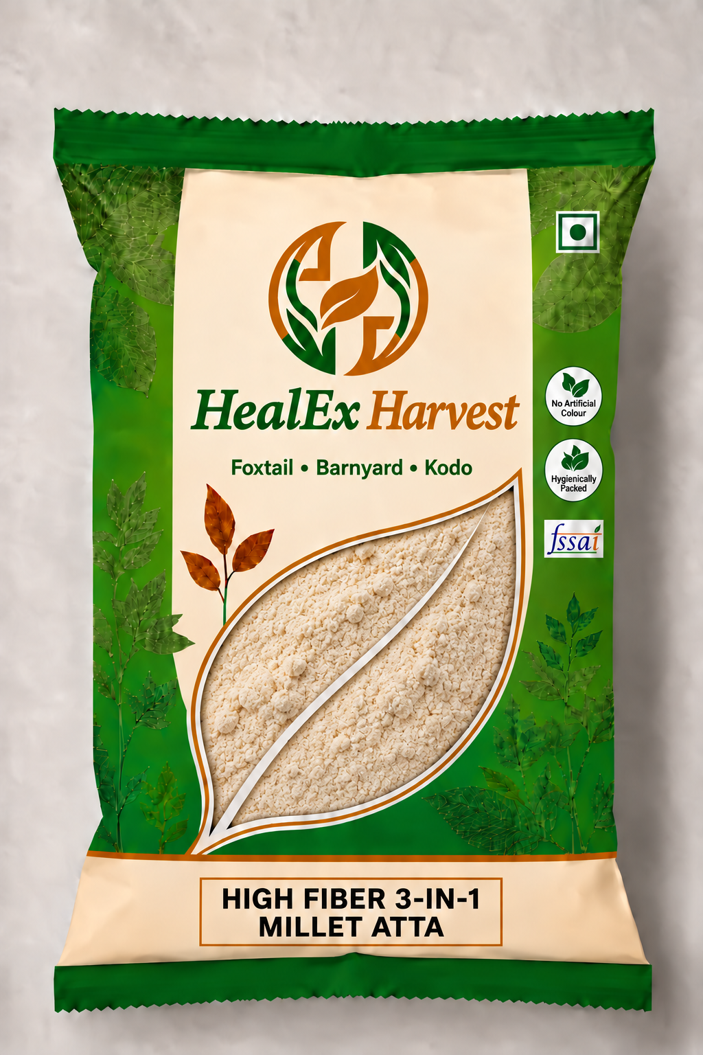 High Fiber 3-in-1 Millet Atta