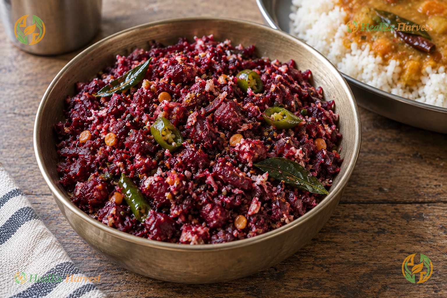 Andhra Beetroot Vepudu (South Indian Coconut Stir-Fry)