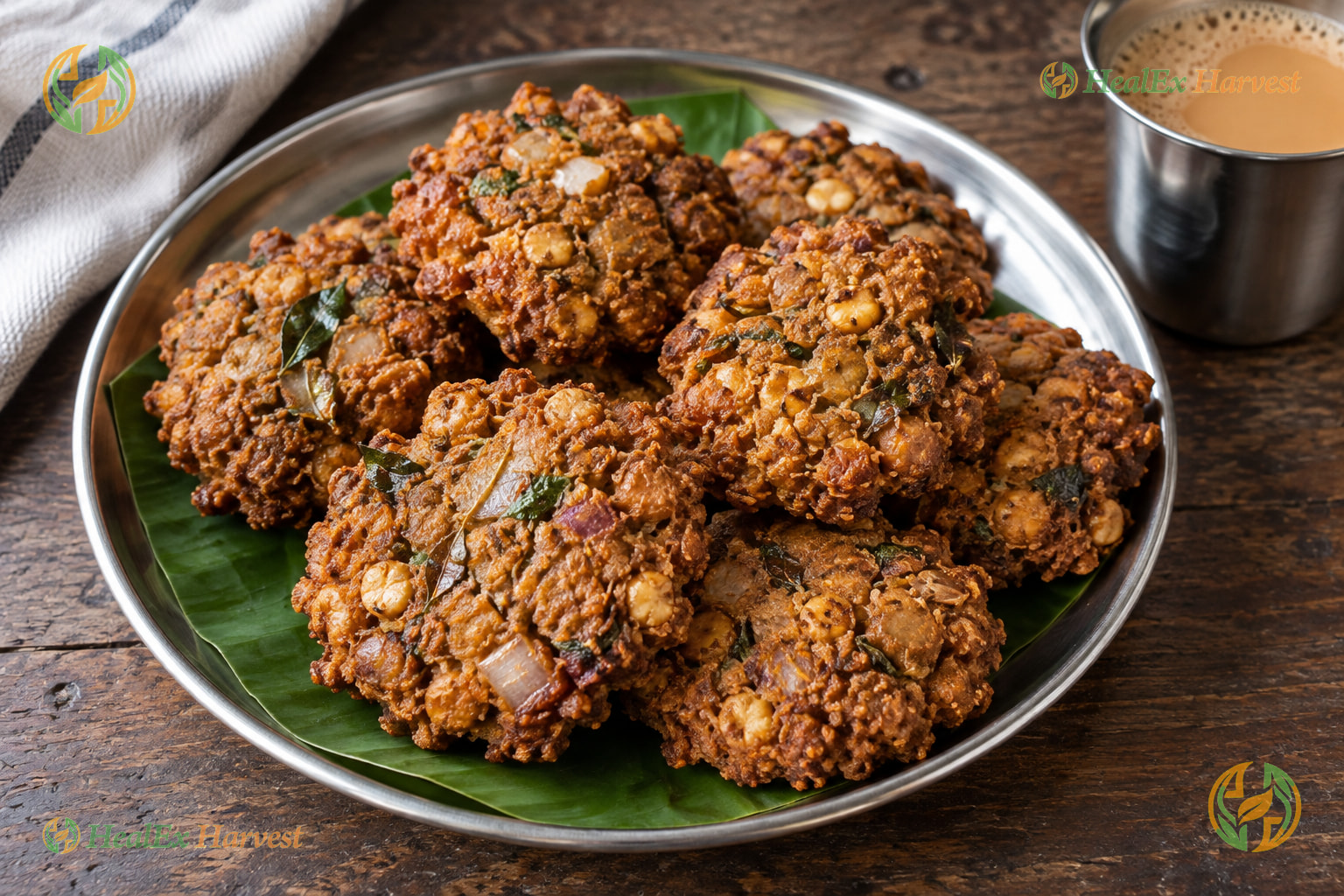 Andhra Naatu Senagala Masala Vada (Crispy Desi Channa Fritters)