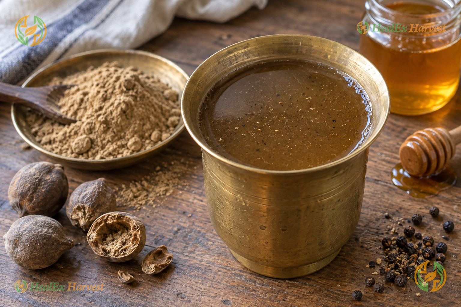 Bibhitaki Honey Vocal & Throat Soothing Brew (Baheda Cough Tonic)