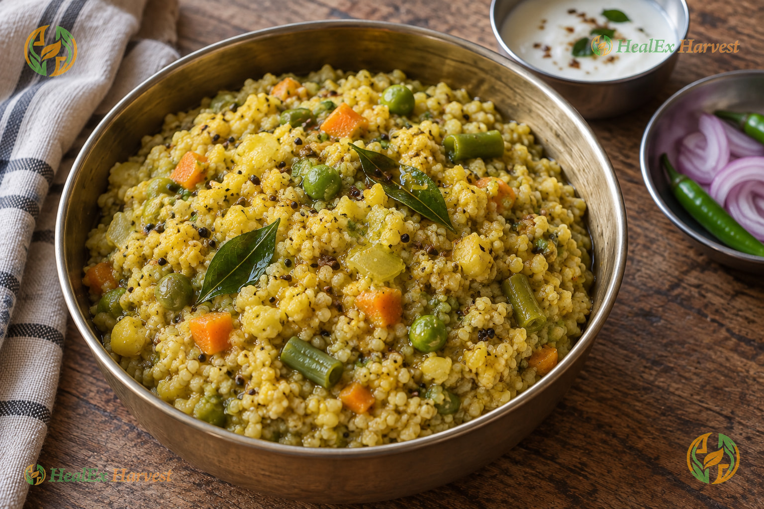 Immunity-Boosting Browntop Millet Vegetable Khichdi (Andu Korralu)