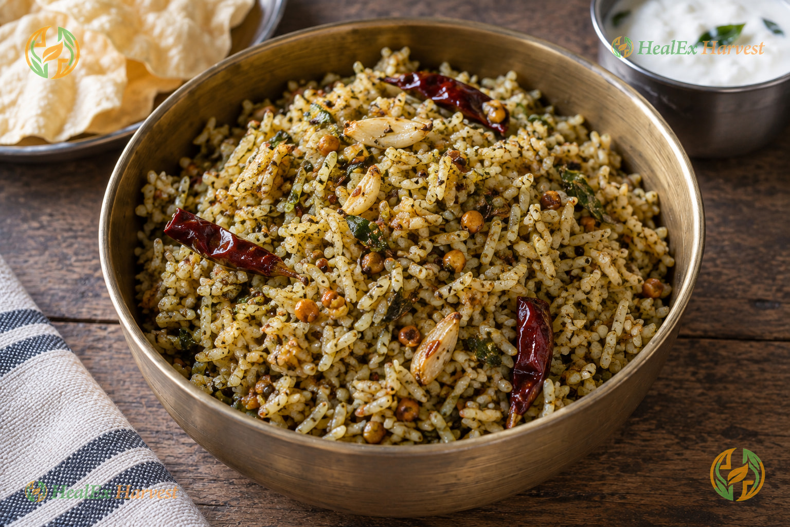 Authentic Chinthachiguru Spiced Karam Podi Rice (Tamarind Leaf)
