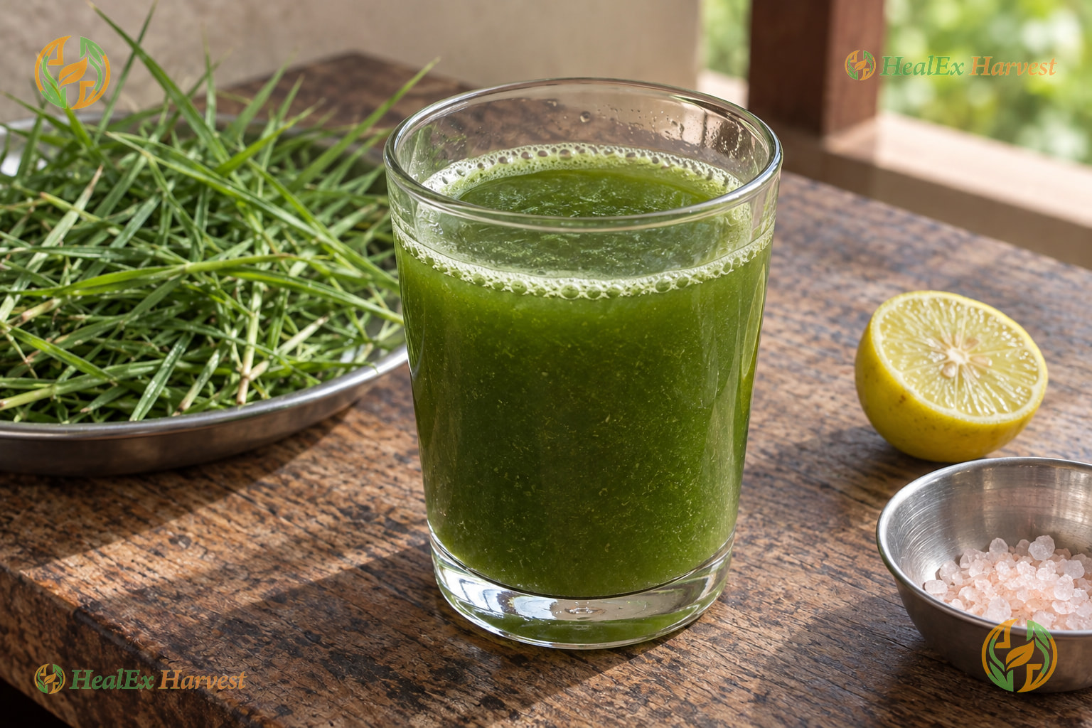 Traditional Garika Grass Morning Alkaline Cleanse (Durva Grass Drink)