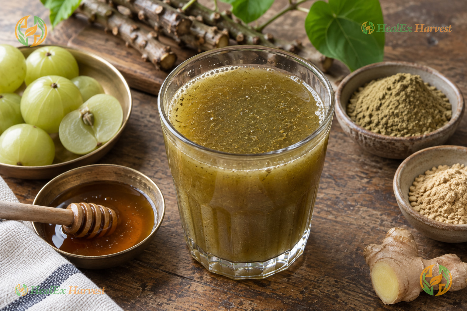 Giloy & Amla Platelet & Immunity Booster Tonic (Tippa Teega Elixir)