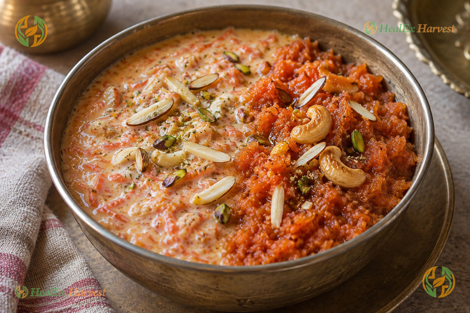 Golden Carrot Kheer & Halwa Delight (Gajar Halwa Mix)