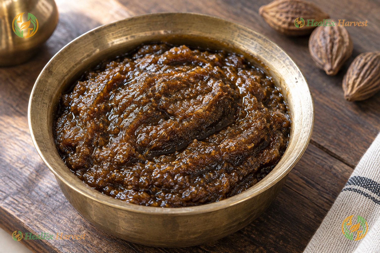 Haritaki Jaggery Longevity Kayakalpa Spoon (Kadukkai Rasayana)