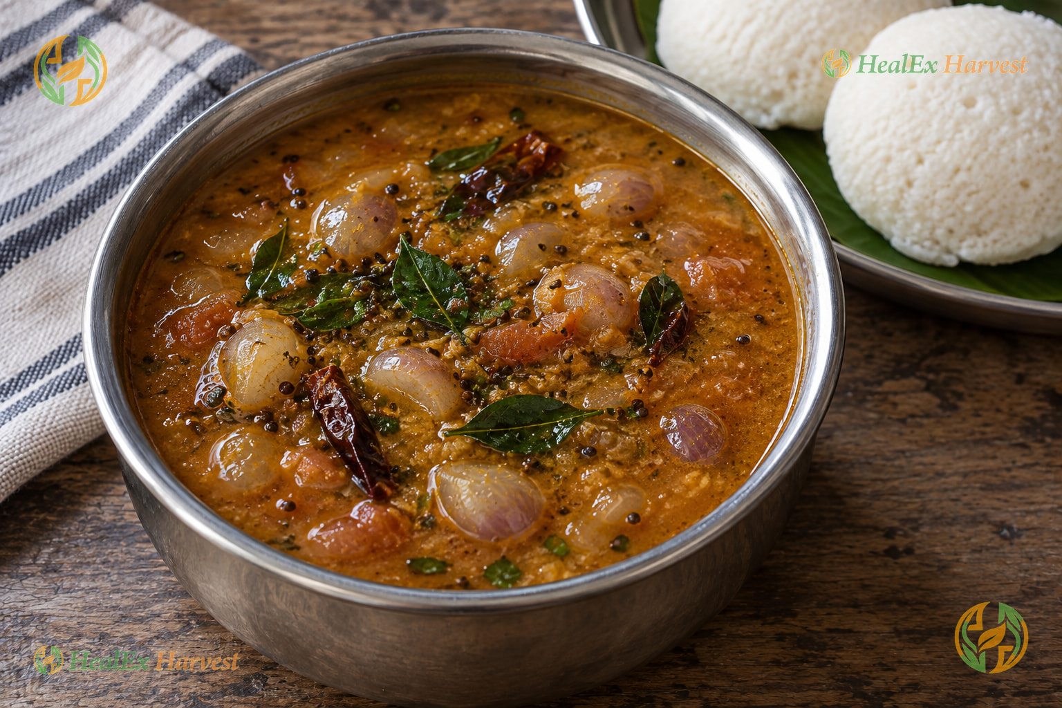Instant Restaurant-Style Onion Sambar (Ulli Sambar Base)