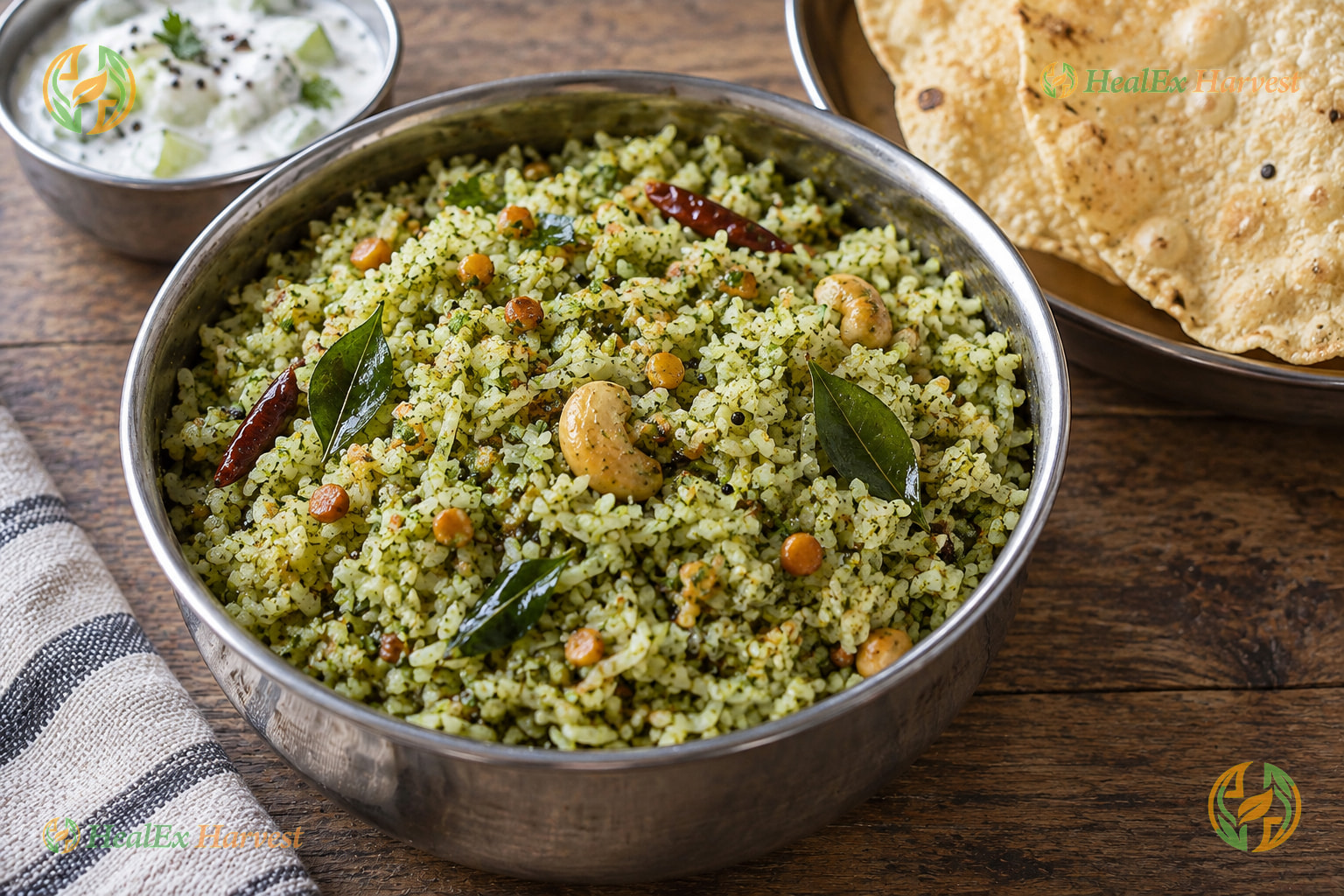 Aromatic Kothimeera Rice Mix & Quick Chutney Blend (Coriander Leaf)