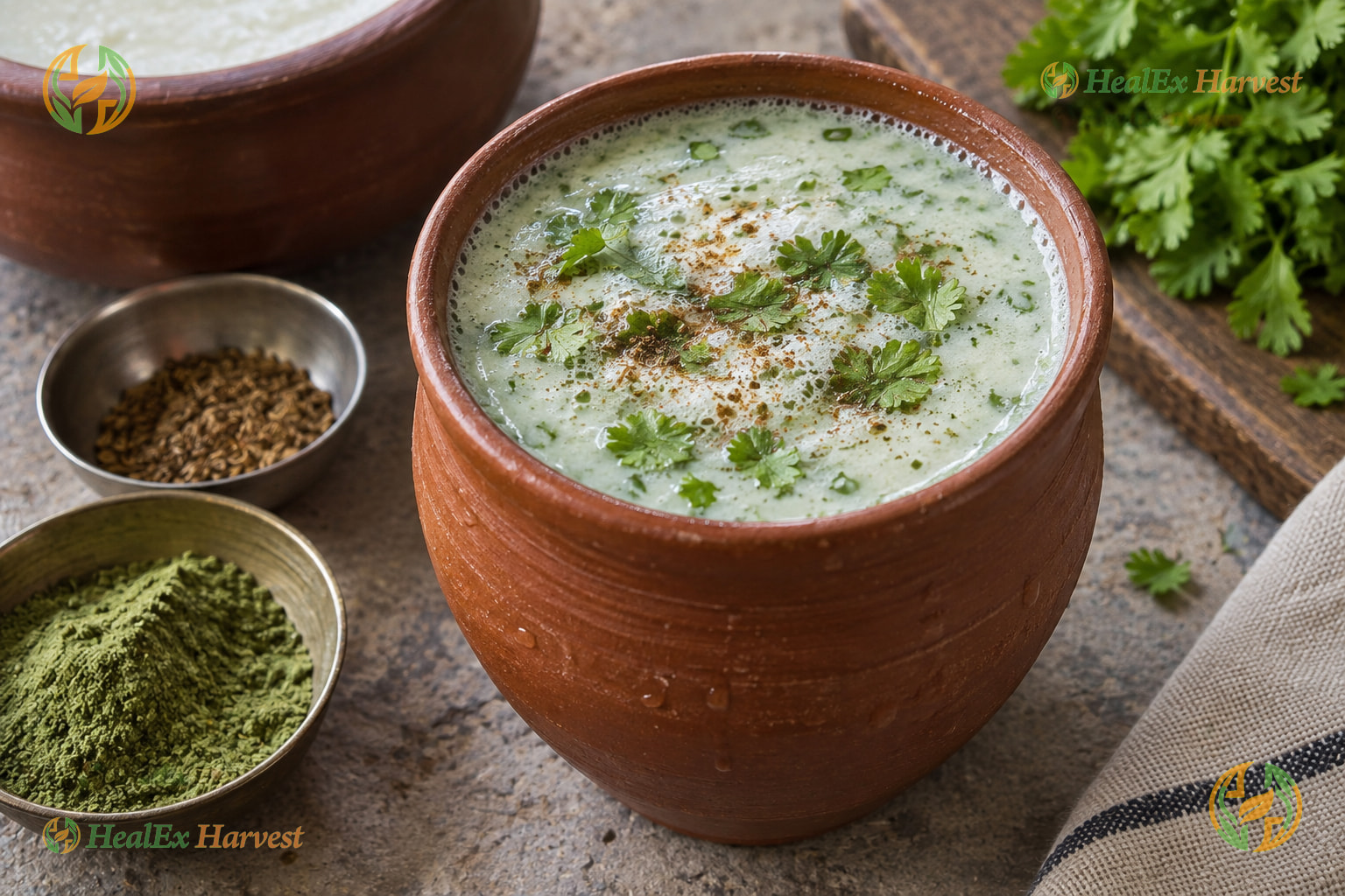 Sacred Garika Grass Alkaline Majjiga (Durva Acidity Reliever)