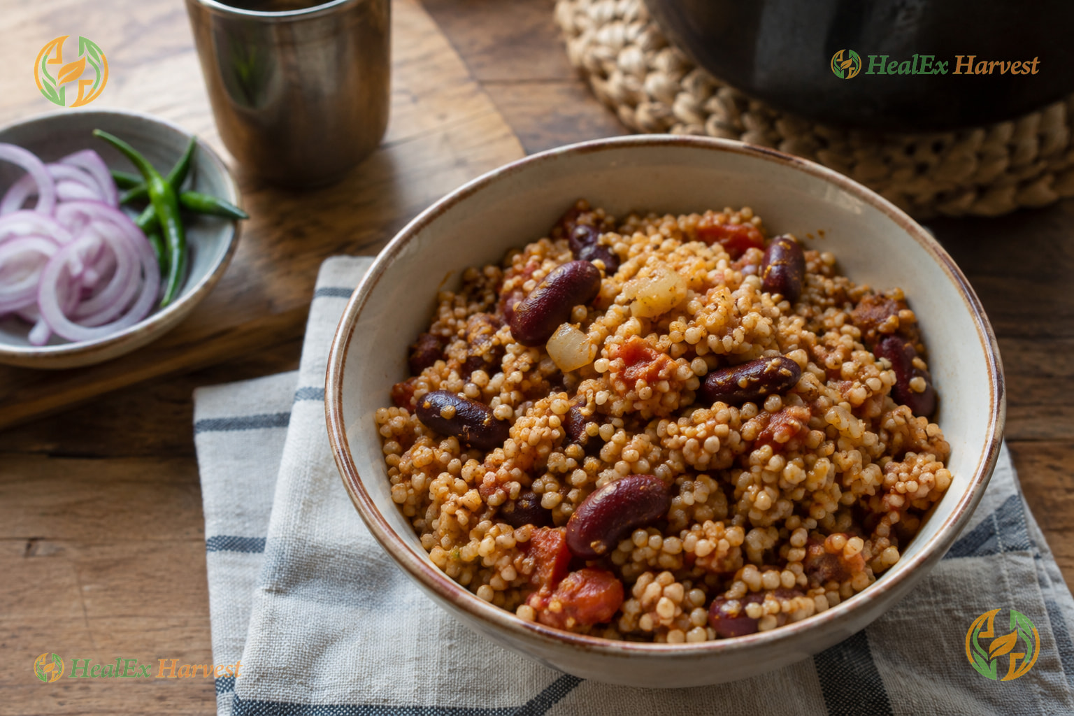 Barnyard Millet Rajma Rice (Oodalu)