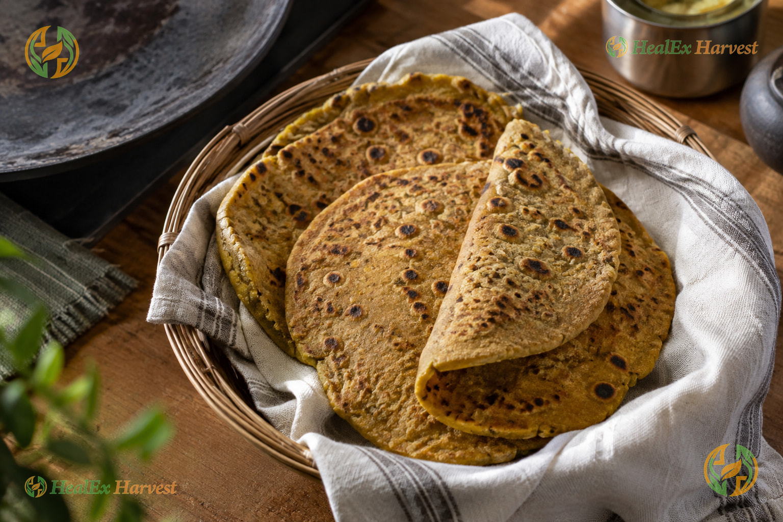 Browntop Millet Pumpkin Chapati (Andu Korralu)