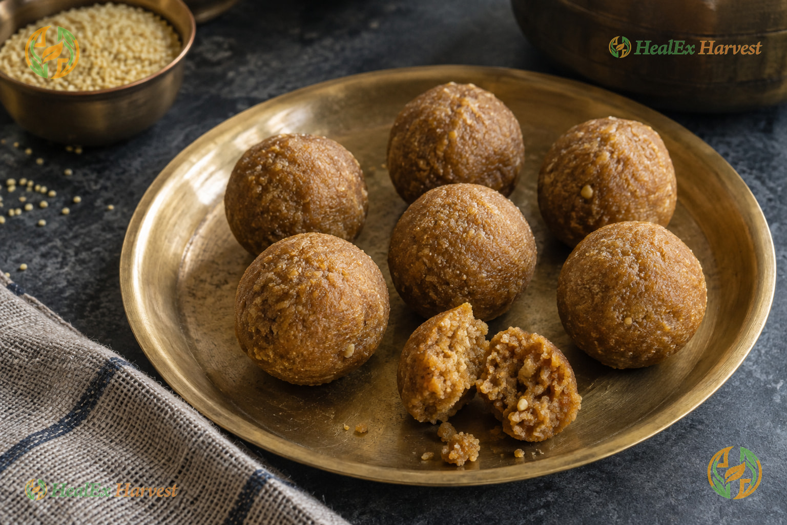Foxtail Millet Laddu (Korralu)