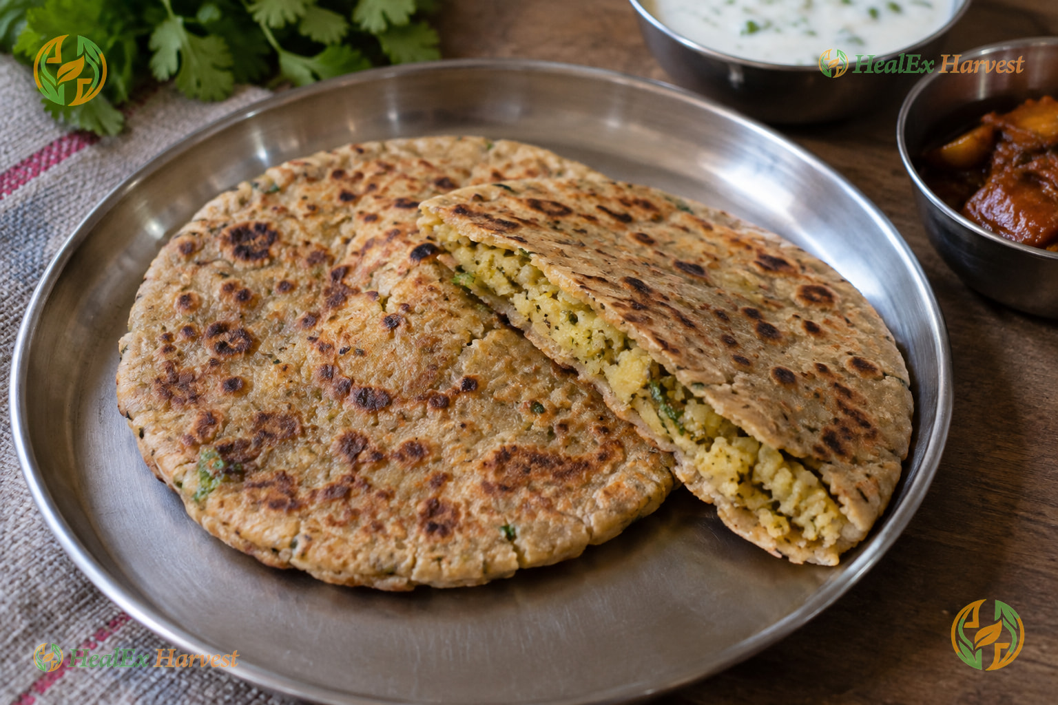 Foxtail Millet Potato Chapati (Korralu)