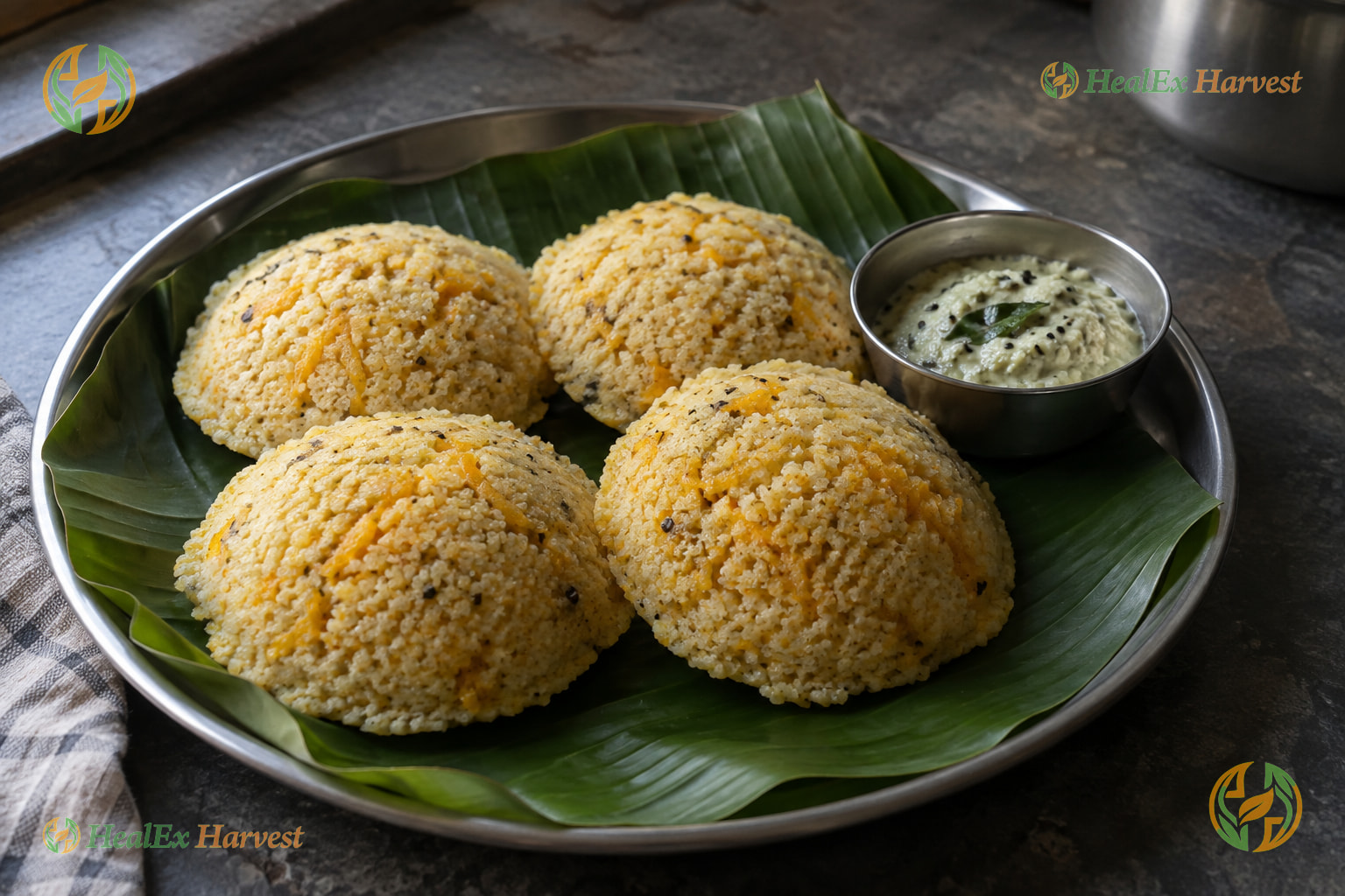 Kodo Millet Pumpkin Idli (Arikelu)