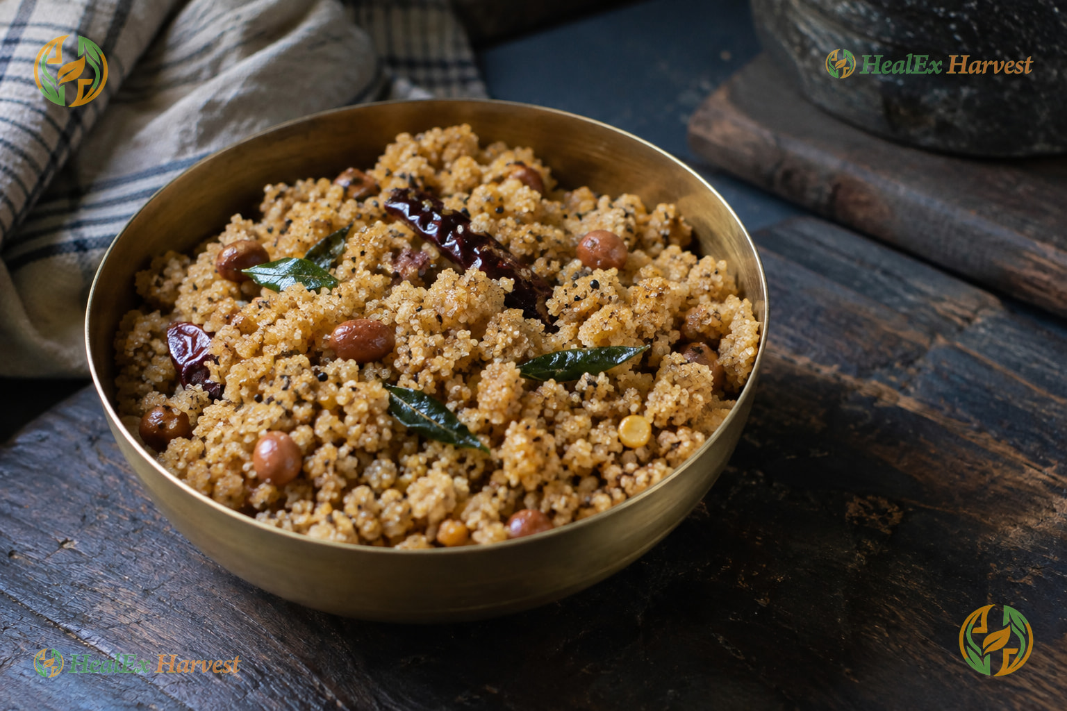 Little Millet Tamarind Upma (Samalu)