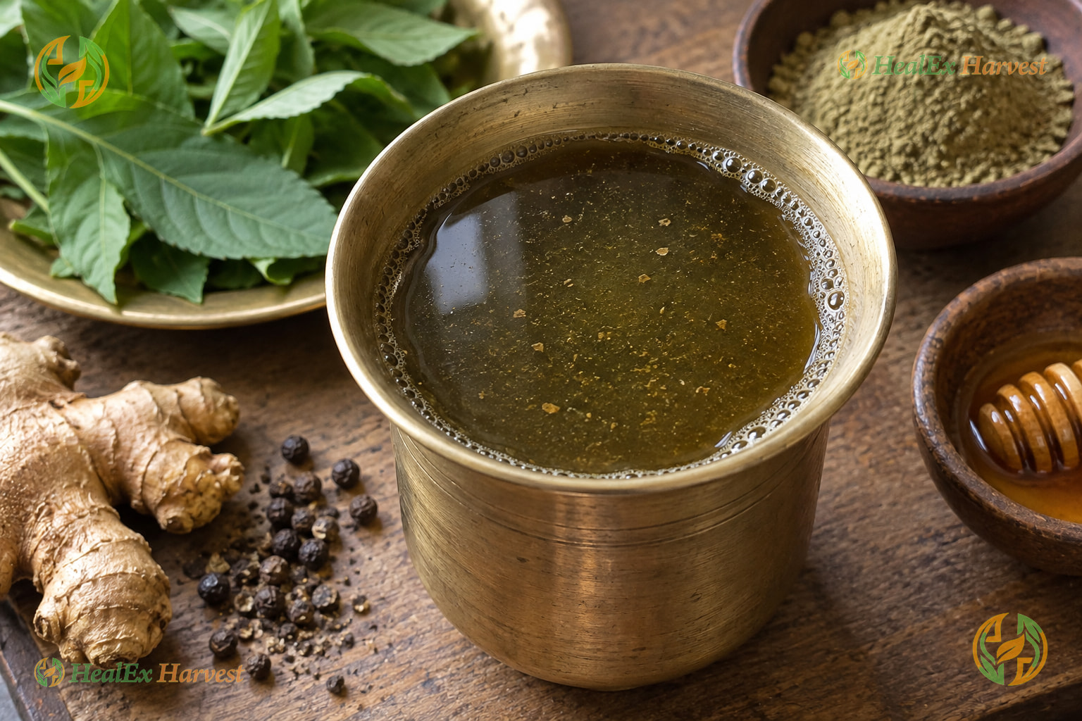 Soothing Vasaka Kantakari Honey Respiratory Decoction