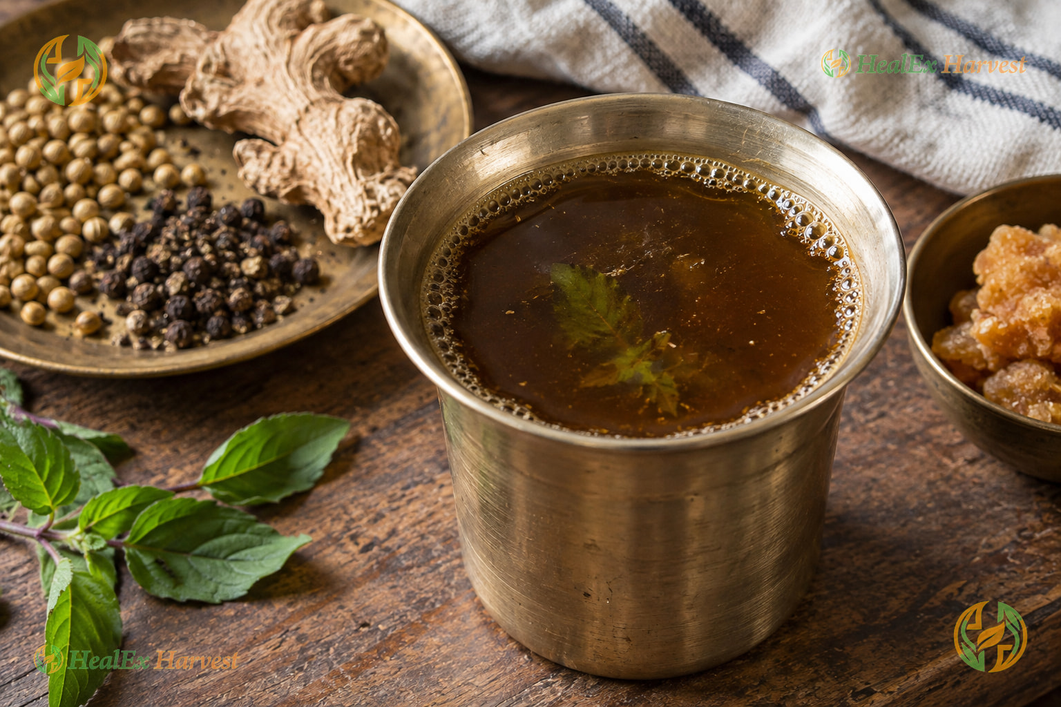 Sukku Malli Herbal Kashayam (Dry Ginger & Coriander Healing Brew)