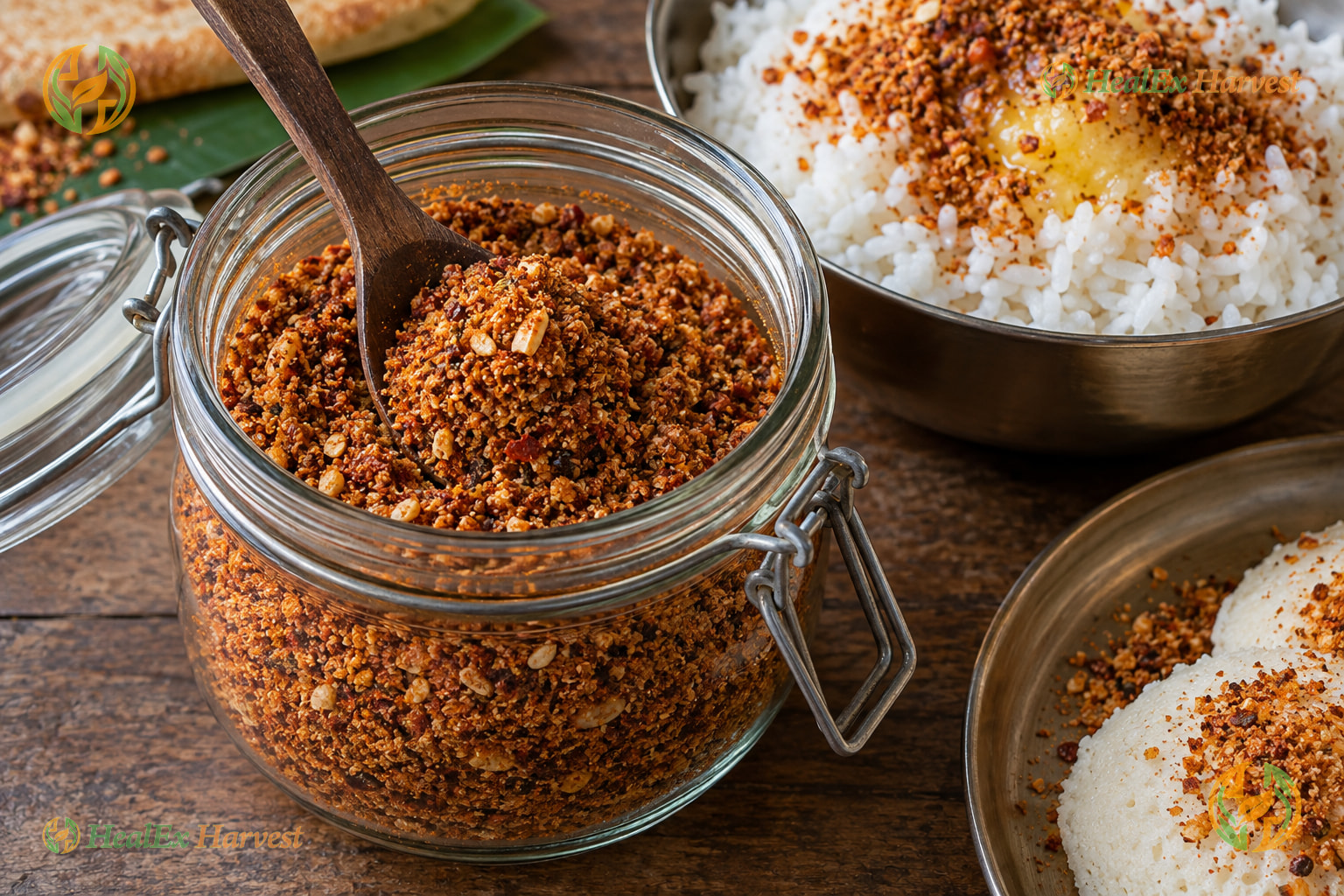 Traditional Andhra Vellulli Karam Podi (Spicy Garlic Gunpowder)